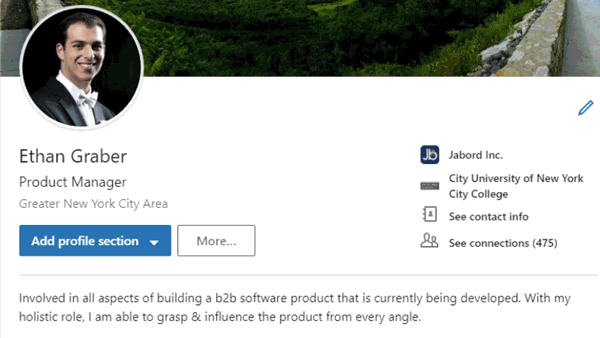 Jabord with Linkedin Upload